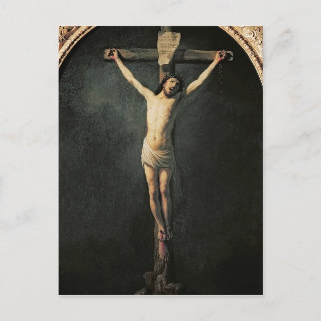 Carte Postale Christ sur la croix (Devant)