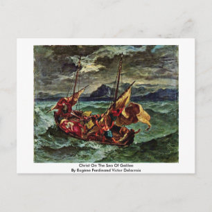 Carte Postale Christ Sur La Mer De Galilée