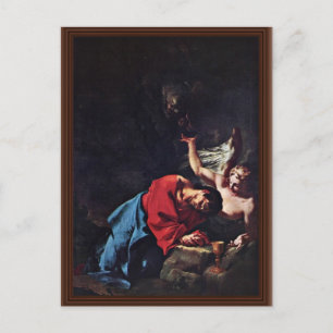 Carte Postale Christ Sur Le Mont Des Oliviers Par Troger Paul