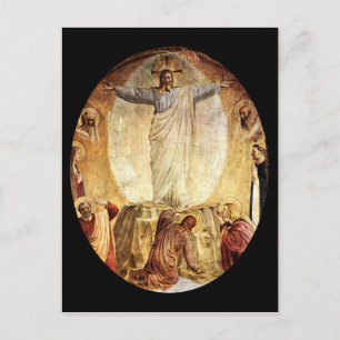 Carte Postale Christ transcendant ressuscité de la tombe