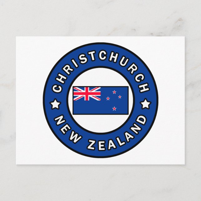 Carte Postale Christchurch Nouvelle-Zélande (Devant)
