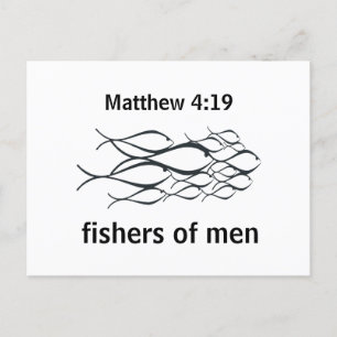 Carte Postale Christian   Matthieu 4:19