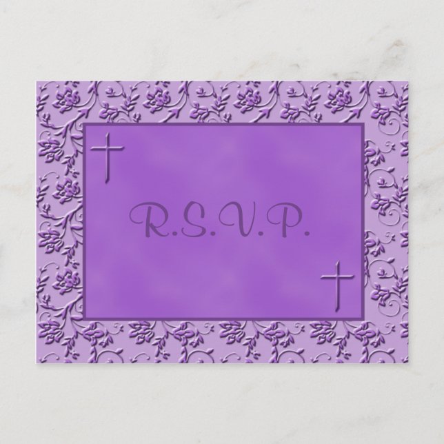 Carte postale Christian Purple R.S.V.P. (Devant)