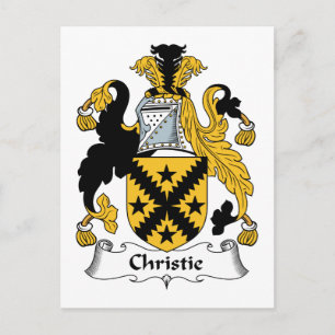Carte Postale Christie Family Crest