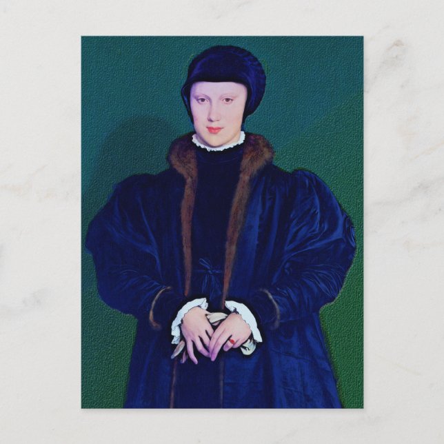 Carte Postale Christina de Danemark Croquis d'encre (Devant)