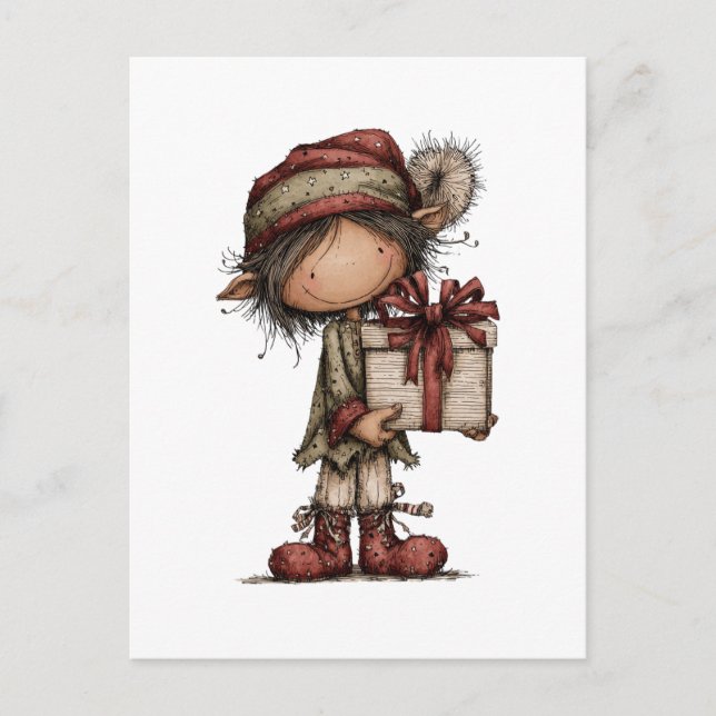 Carte Postale Christmas Clipart Collection | Teddy Bear  (Devant)