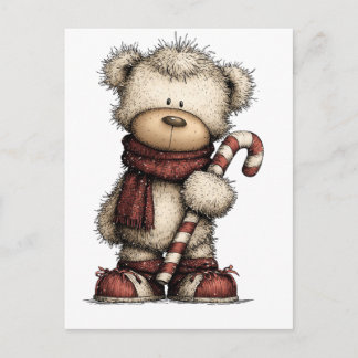 Carte Postale Christmas Clipart Collection | Teddy Bear 