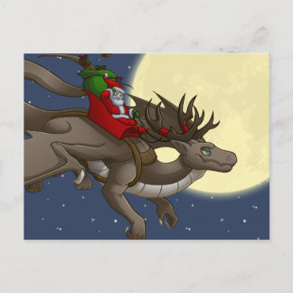 Carte postale Christmas Dragon