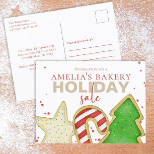 Carte Postale Christmas mignon Whimsical Sweet Cookie Exchange