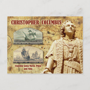 Carte Postale Christophe Colomb