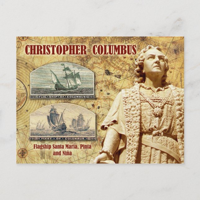 Carte Postale Christophe Colomb (Devant)