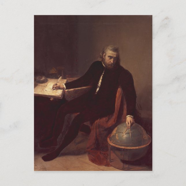 Carte Postale Christophe Colomb, 1839 (Devant)