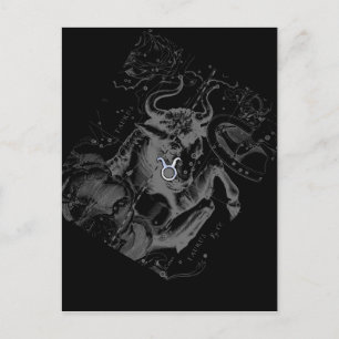 Carte Postale Chrome comme Taurus Zodiac Connexion Hevelius