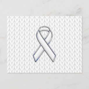 Carte Postale Chrome sur les Chevrons blancs Sensibilisation au 