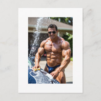 Carte Postale Chroniques Speedo : Héros de lavage de voiture
