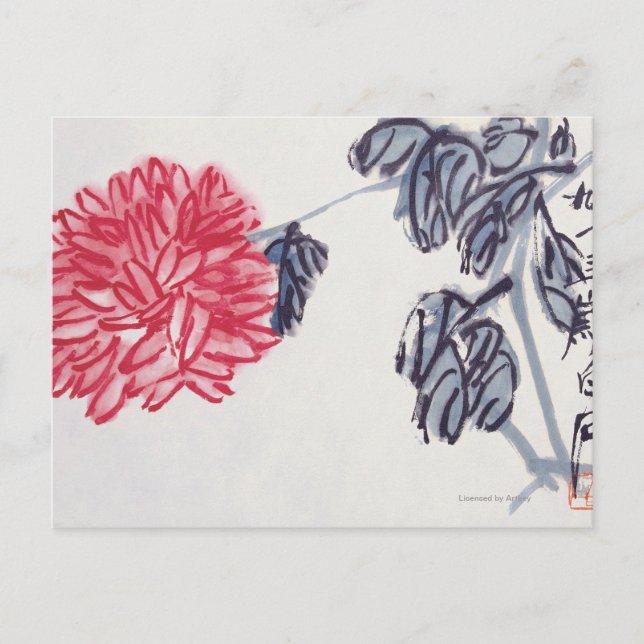 Carte Postale Chrysanthème (Devant)