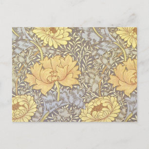 Carte Postale Chrysanthème Fleurs de Mère en Fleur de William Mo