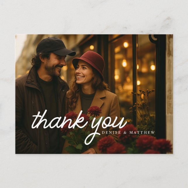 Carte Postale Chrysanthème romantique sur Gossamer Pink (Devant)