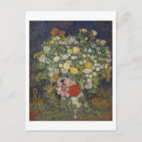 Chrysanthèmes & Fleurs sauvages Van Gogh Art