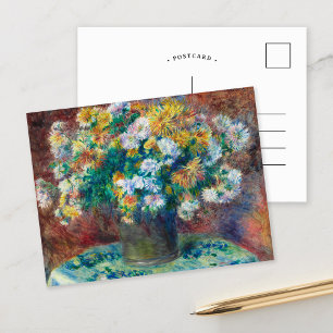 Carte Postale Chrysanthèmes   Renoir