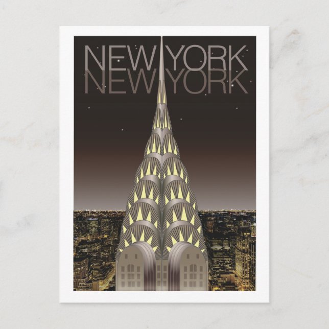 Carte postale Chrysler Building (Devant)