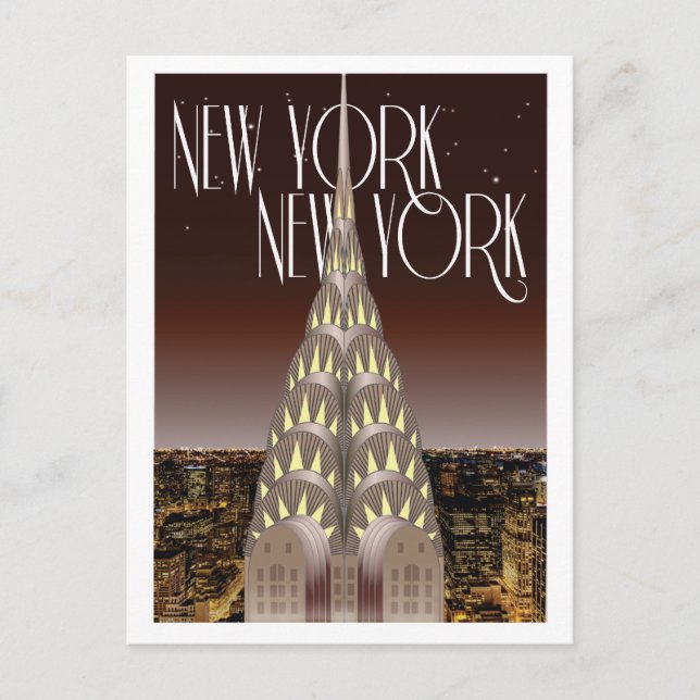 Carte postale Chrysler Building (Devant)