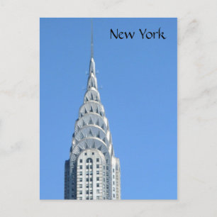 Carte Postale chrysler déco ny