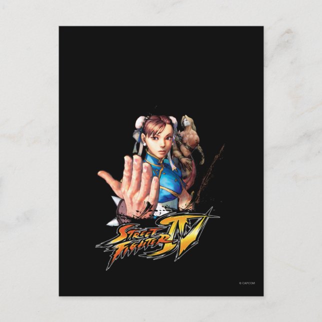 Carte Postale Chun-Li Vs. Vega (Devant)