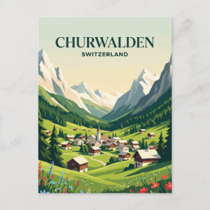 Carte Postale Churwalden Suisse
