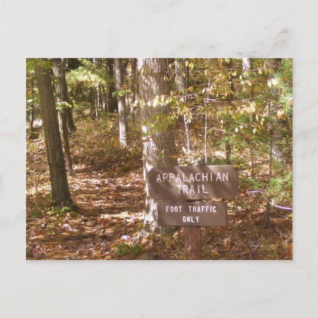 Carte Postale chute appalachienne de la Pennsylvanie de signe de (Devant)