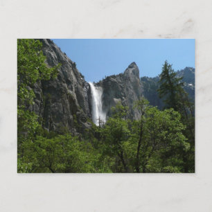 Carte Postale Chute de Bridalveil dans le parc national de Yosem