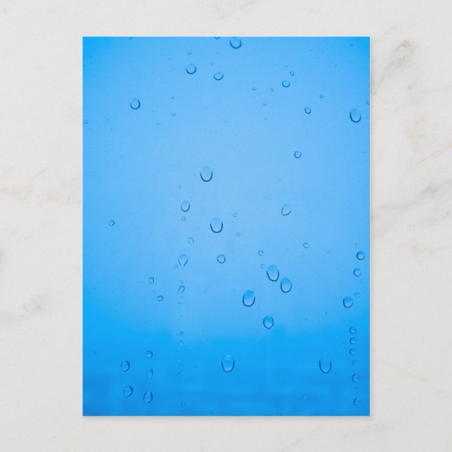 Carte Postale Chute de pluie (Devant)