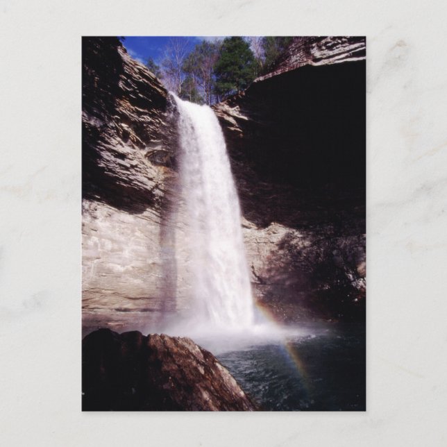 Carte Postale Chute d'eau de Ozone Falls Photographie Arc-en-cie (Devant)