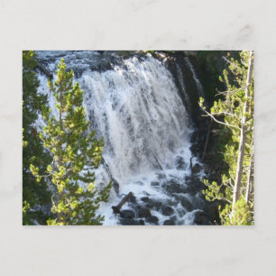 Carte Postale Chute d'eau de Yellowstone