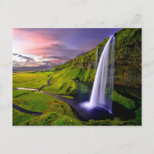 Carte Postale Chute d'eau Islande