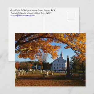 Carte Postale Chute D'Or Vue De L'Église Du Cimetière 1