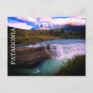 Carte Postale chute patagonale