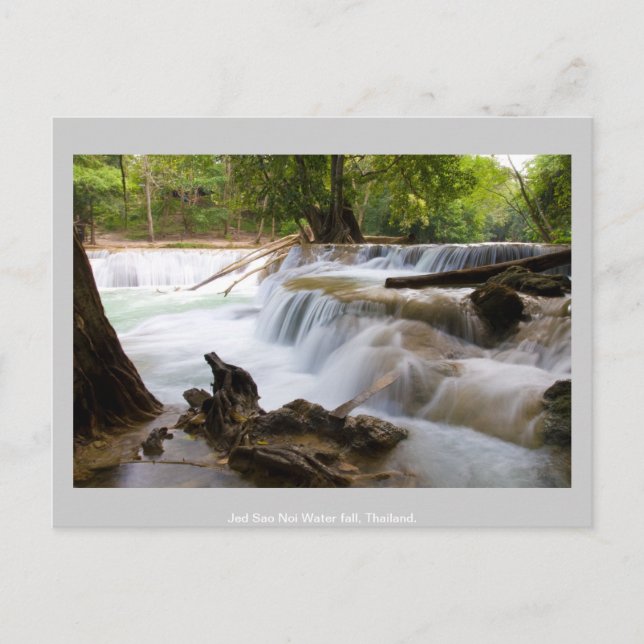 Carte Postale Chute Thaïlande de l'eau du sao NOI de Jed (Devant)