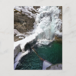 Carte Postale Chutes congelées à Johnson Creek (Alberta)