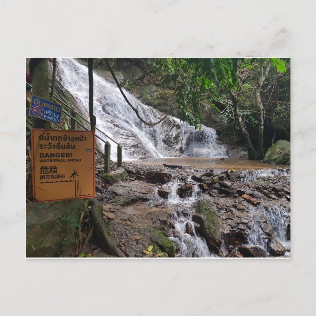 Carte Postale Chutes de Chiang Mai Thaïlande (Devant)