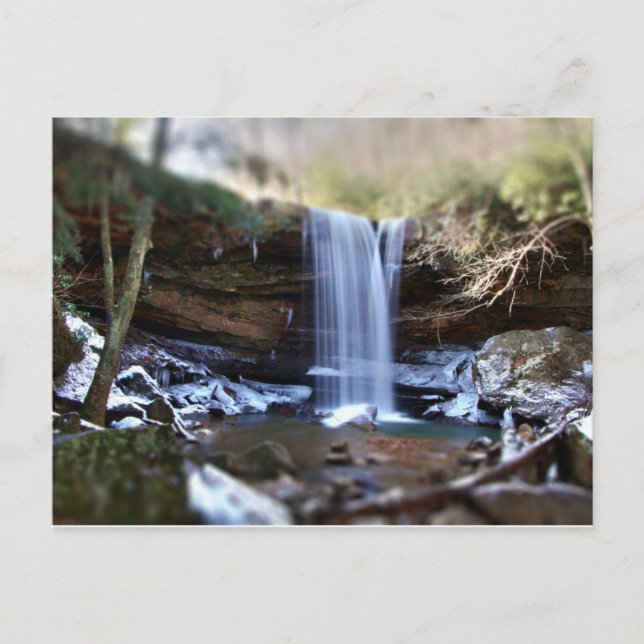 Carte Postale Chutes de concombre - Hiver (Devant)