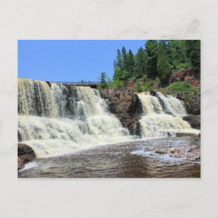 Carte Postale Chutes de Gooseberry, Côte-Nord, Minnesota