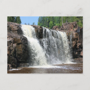 Carte Postale Chutes de Gooseberry, Côte-Nord, Minnesota