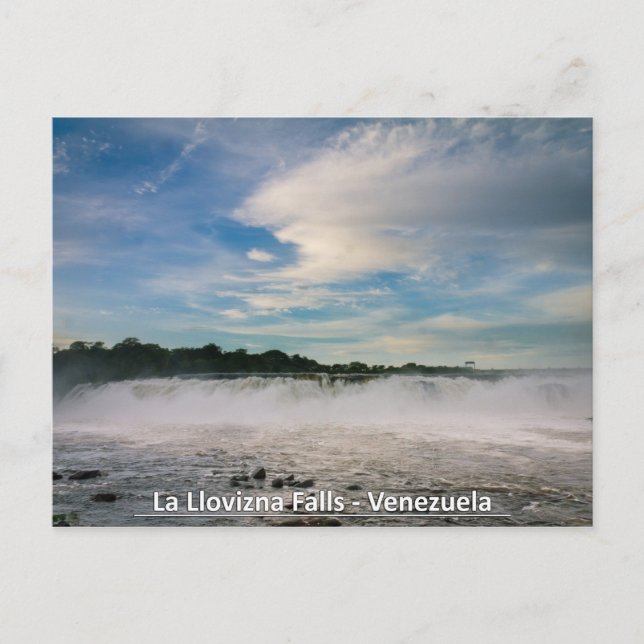 Carte Postale Chutes de La Llovizna - Venezuela (Devant)