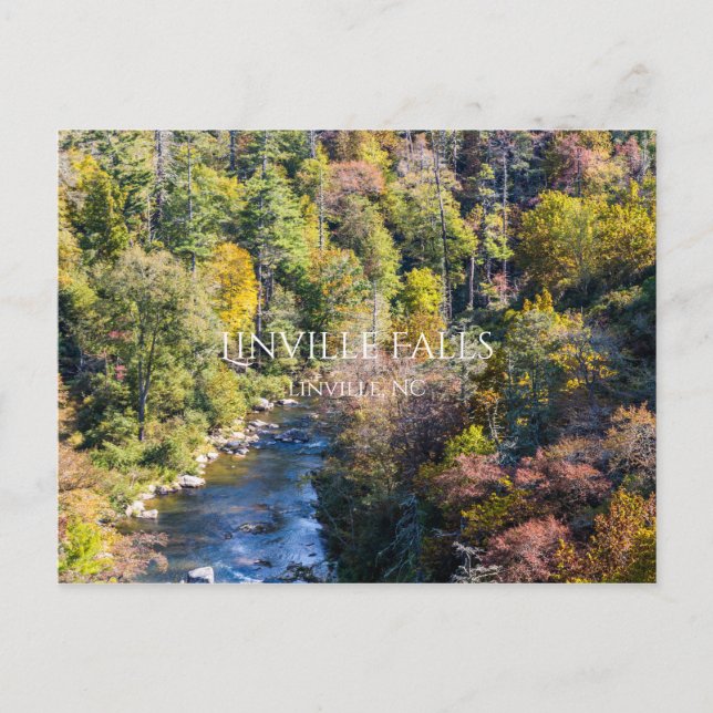 Carte Postale Chutes de linville (Devant)