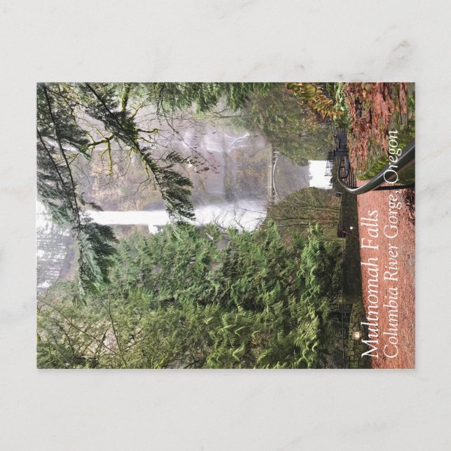 Carte Postale Chutes de Multnomah, Oregon (Devant)