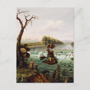 Carte Postale Chutes de Saint-Anthony par Henry Lewis