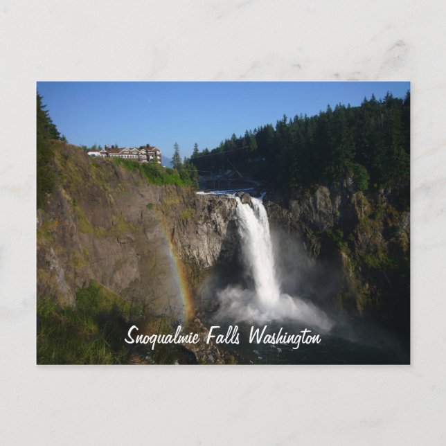 Carte Postale Chutes de Snoqualmie (Devant)