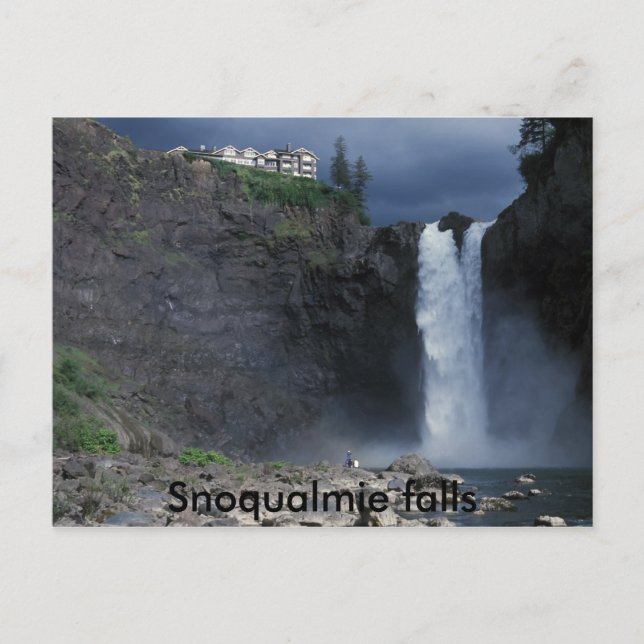 Carte Postale Chutes de Snoqualmie (Devant)