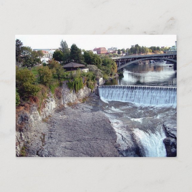 Carte Postale Chutes de Spokane (Devant)